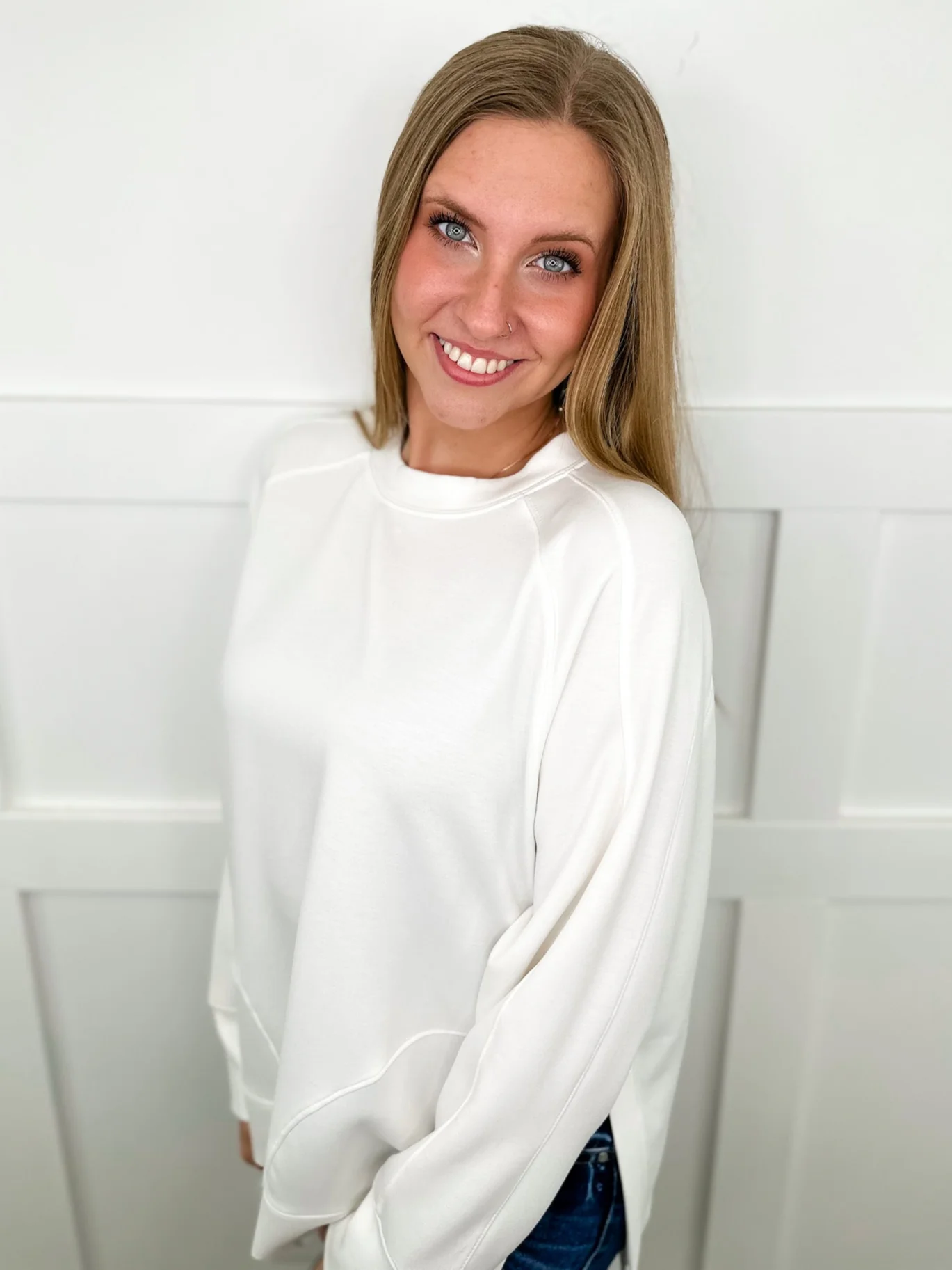 Zenana Basic A Sure Thing Long Sleeve Weekender Top - 12 colors! - Image 16