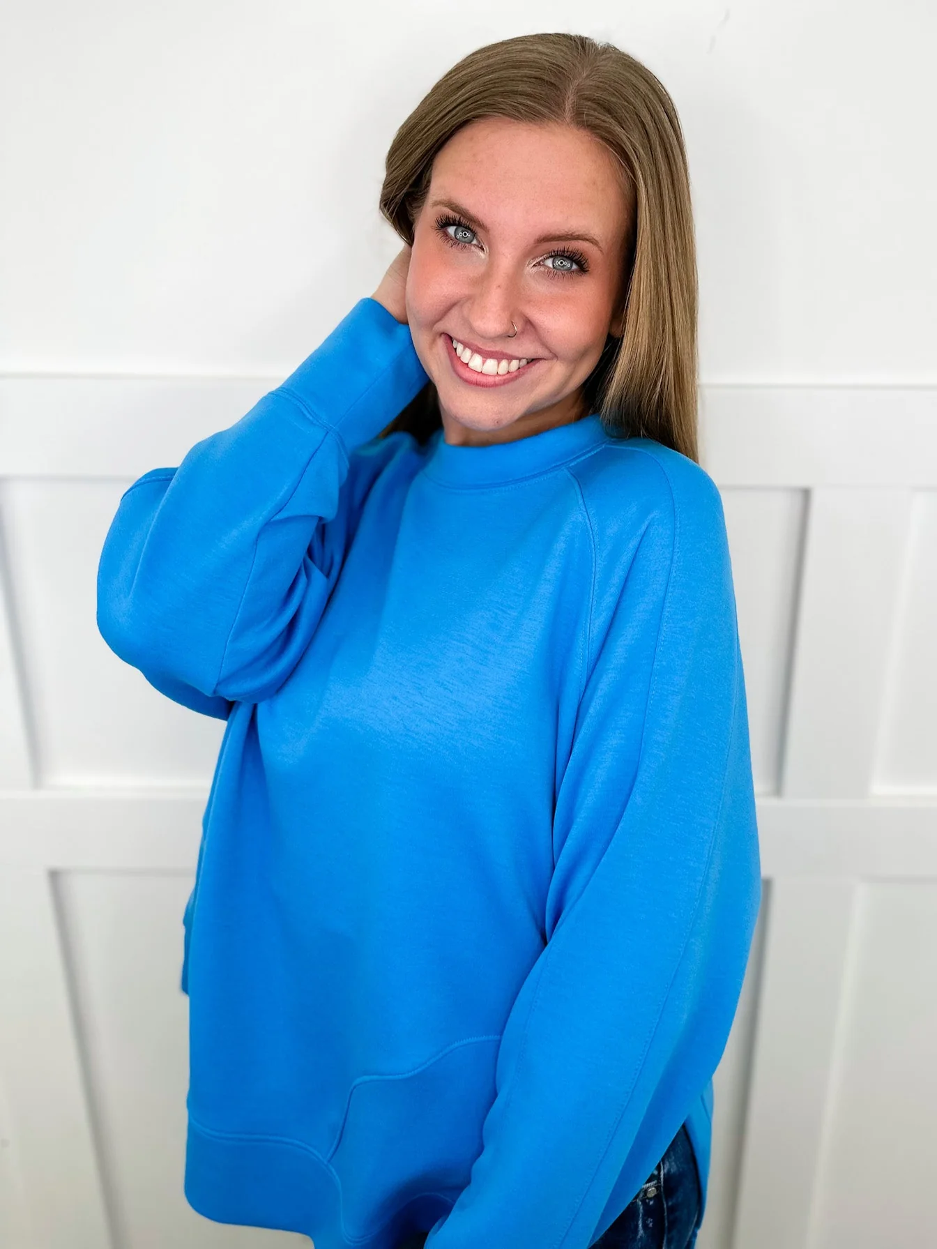Zenana Basic A Sure Thing Long Sleeve Weekender Top - 12 colors! - Image 9