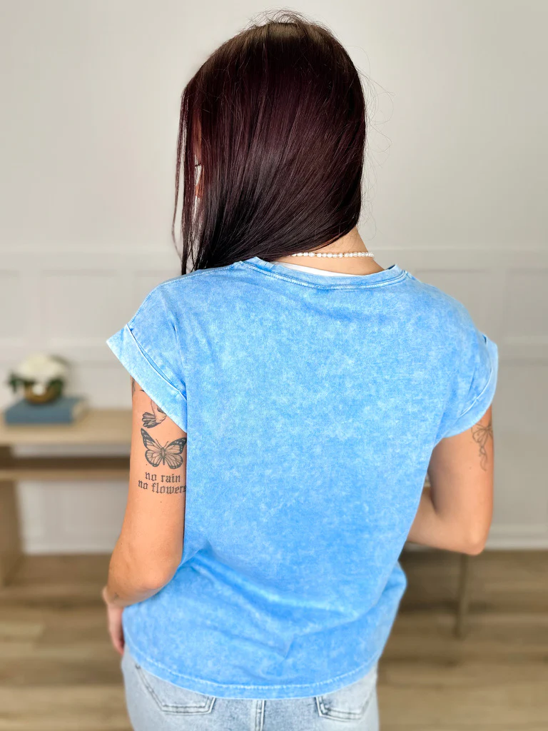 Zenana Basic I'm Beggin' You Cotton Short Sleeve Top - Multiple Colors - Image 4