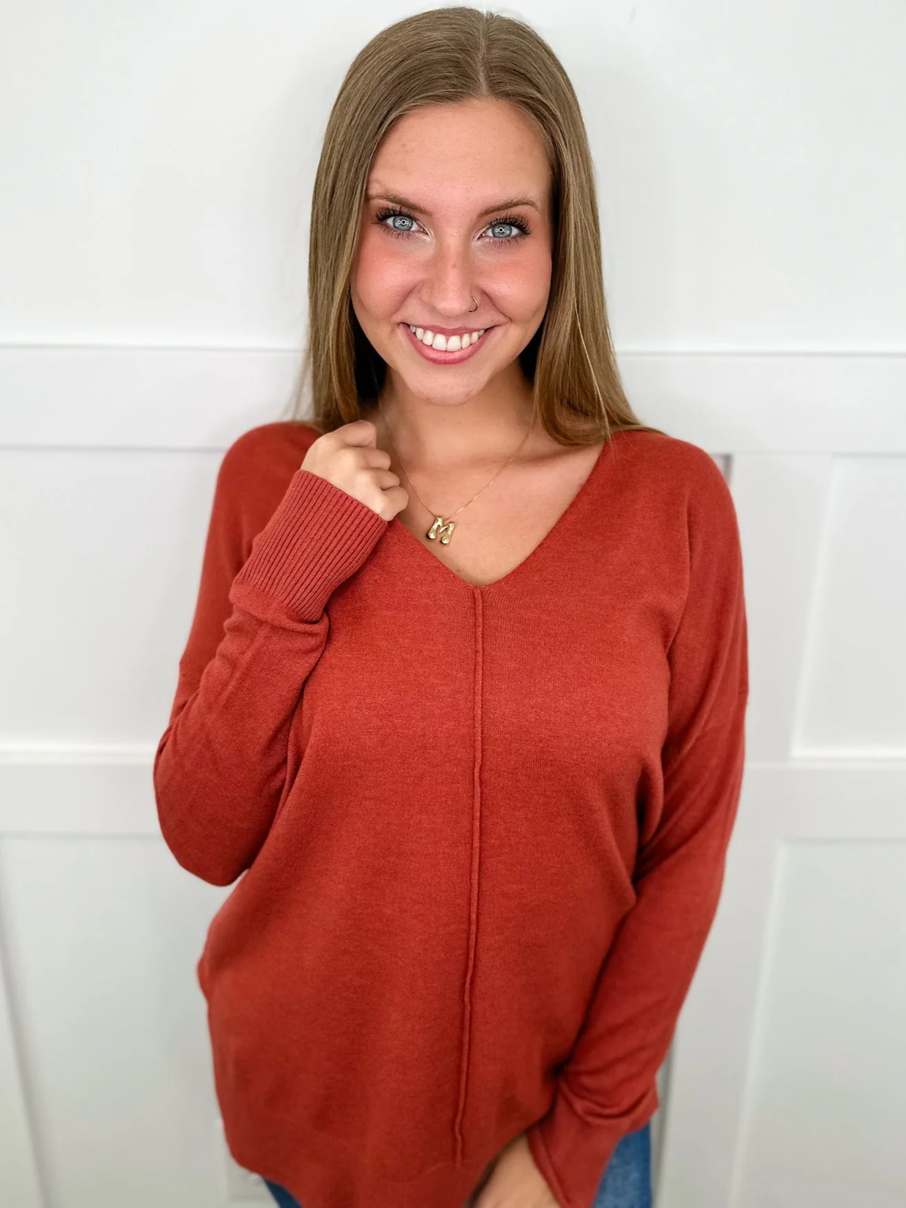 Zenana Basic Tempted By it Knit Long Sleeve Sweater Top - 11 colors! - Image 13