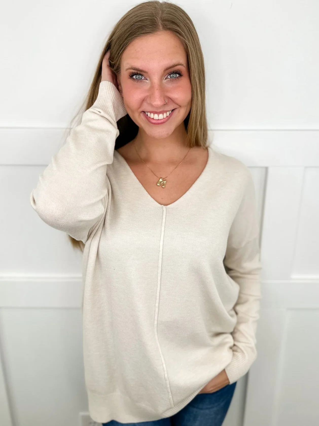 Zenana Basic Tempted By it Knit Long Sleeve Sweater Top - 11 colors! - Image 17