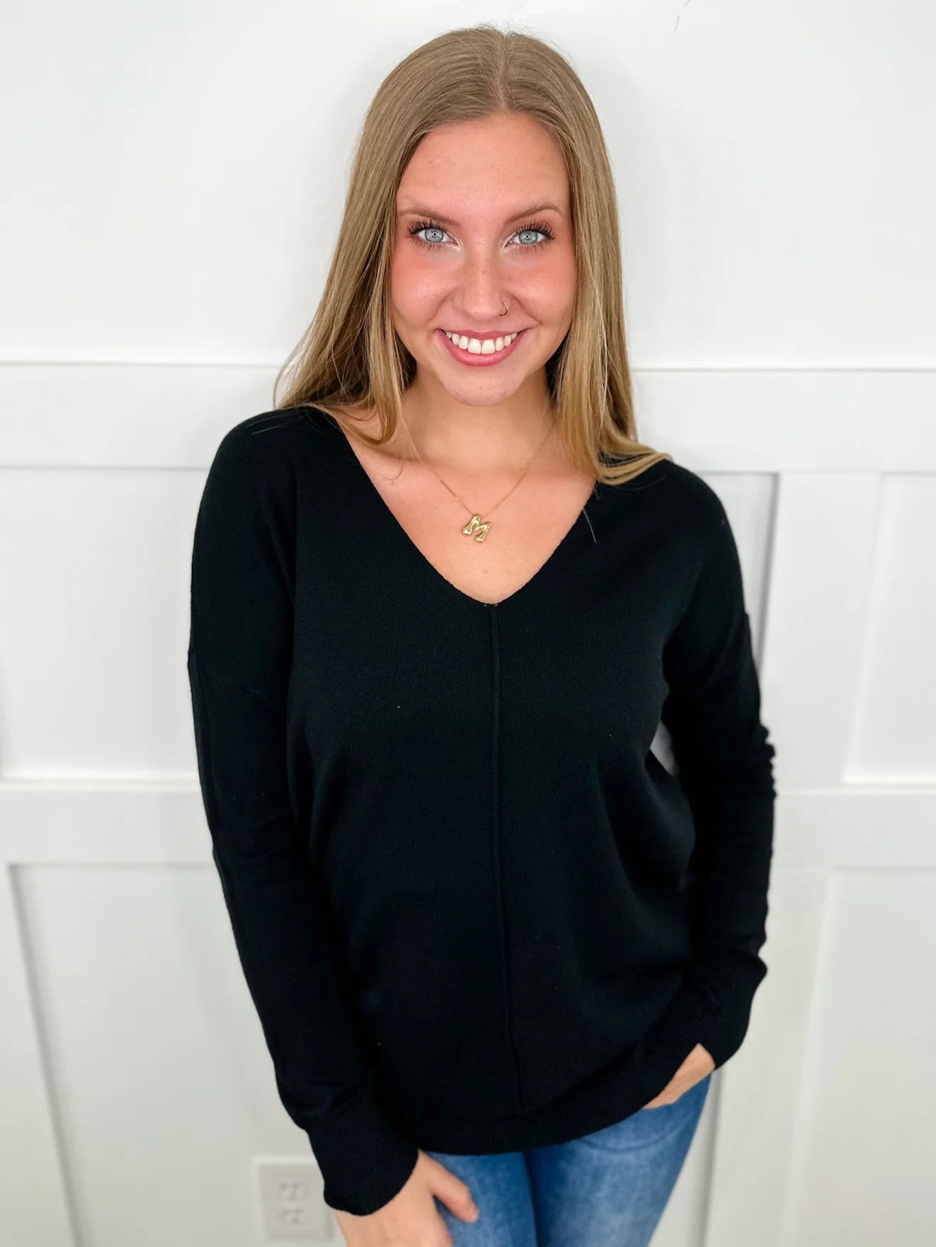 Zenana Basic Tempted By it Knit Long Sleeve Sweater Top - 11 colors! - Image 2