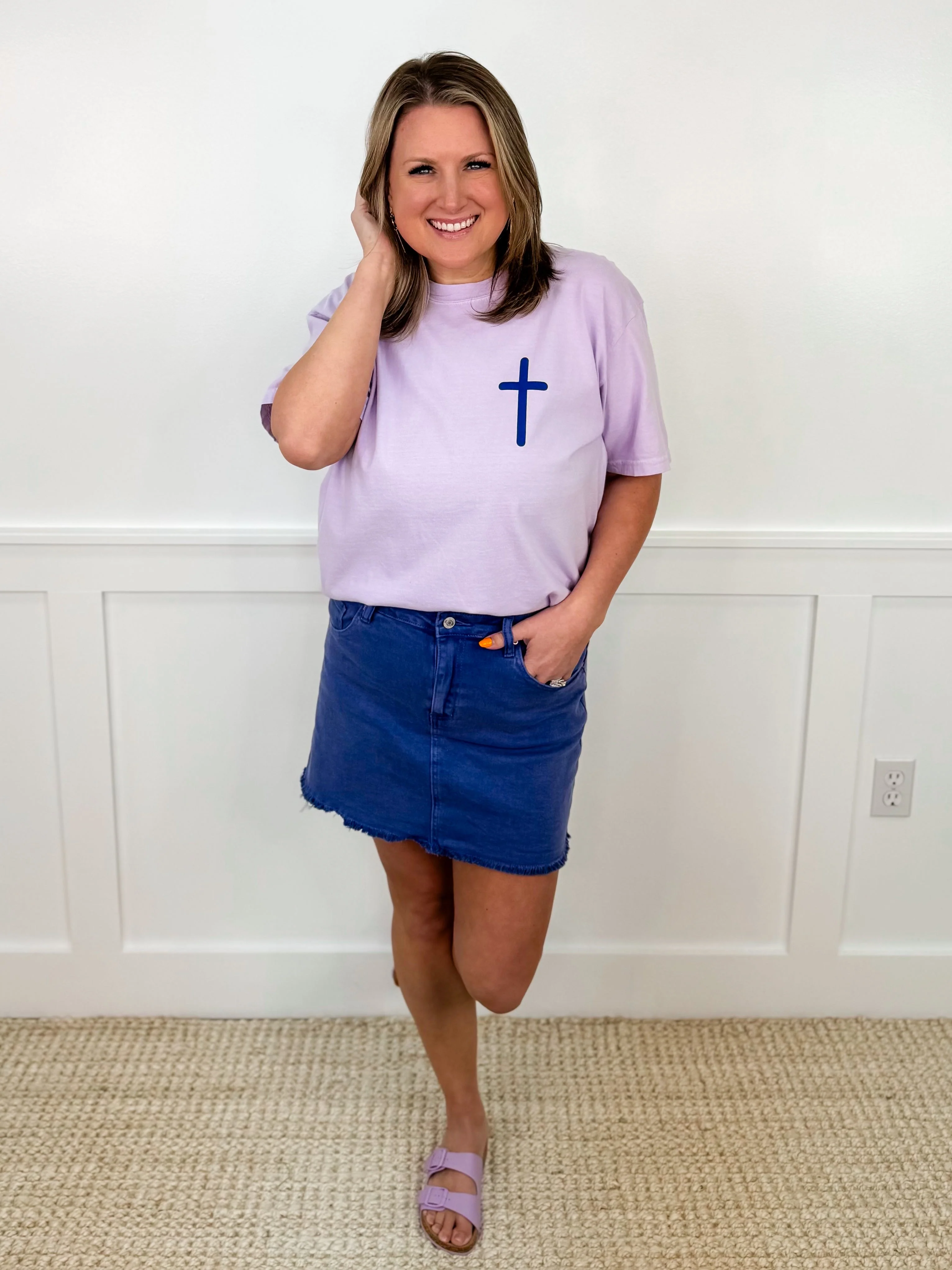 Zenana Dressing Up High-Rise Cotton Blend Denim Skirt - 4 colors! - Image 4