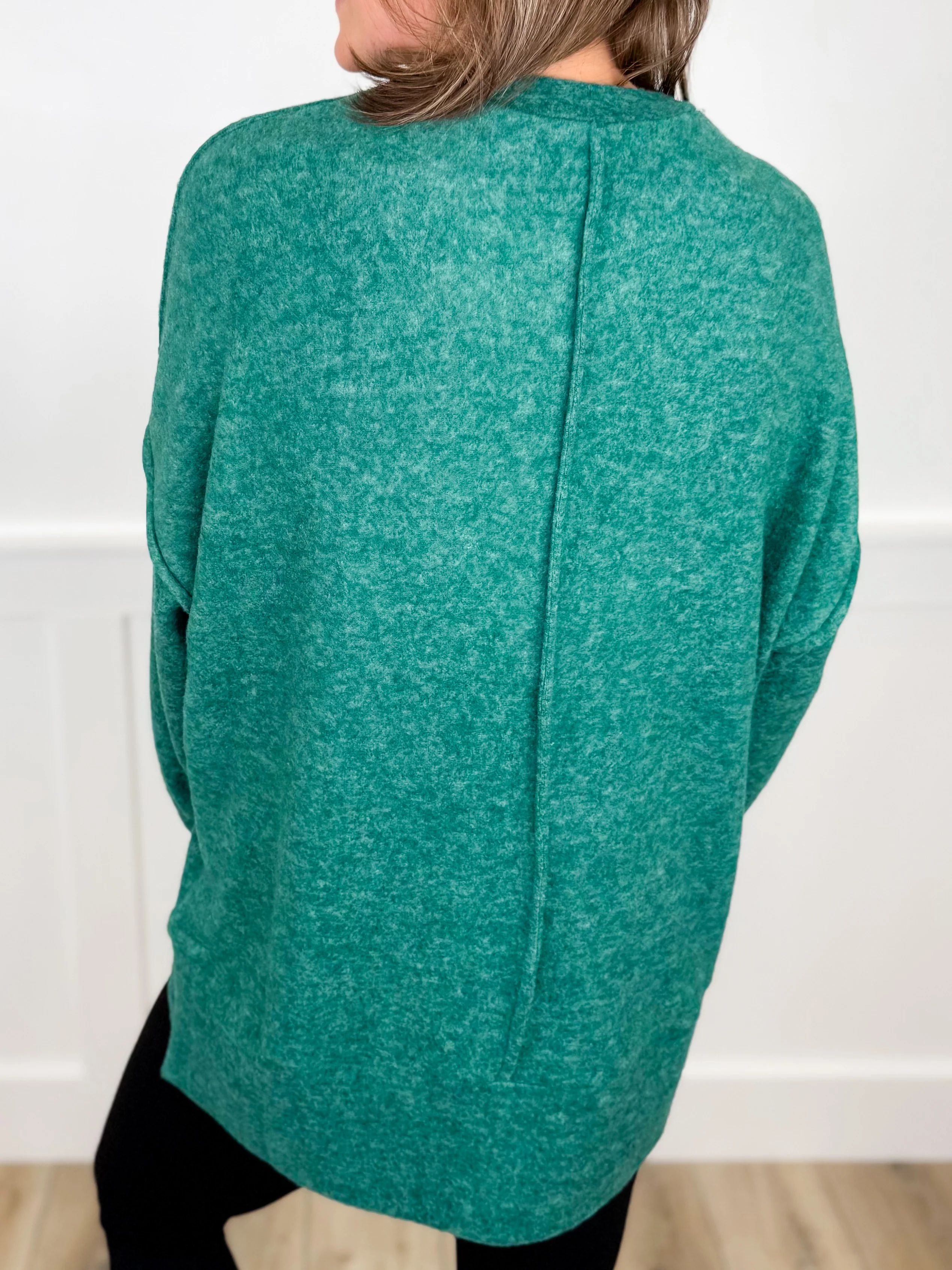Zenana Feel the Comfort Long Sleeve Top - 13 colors! - Image 3