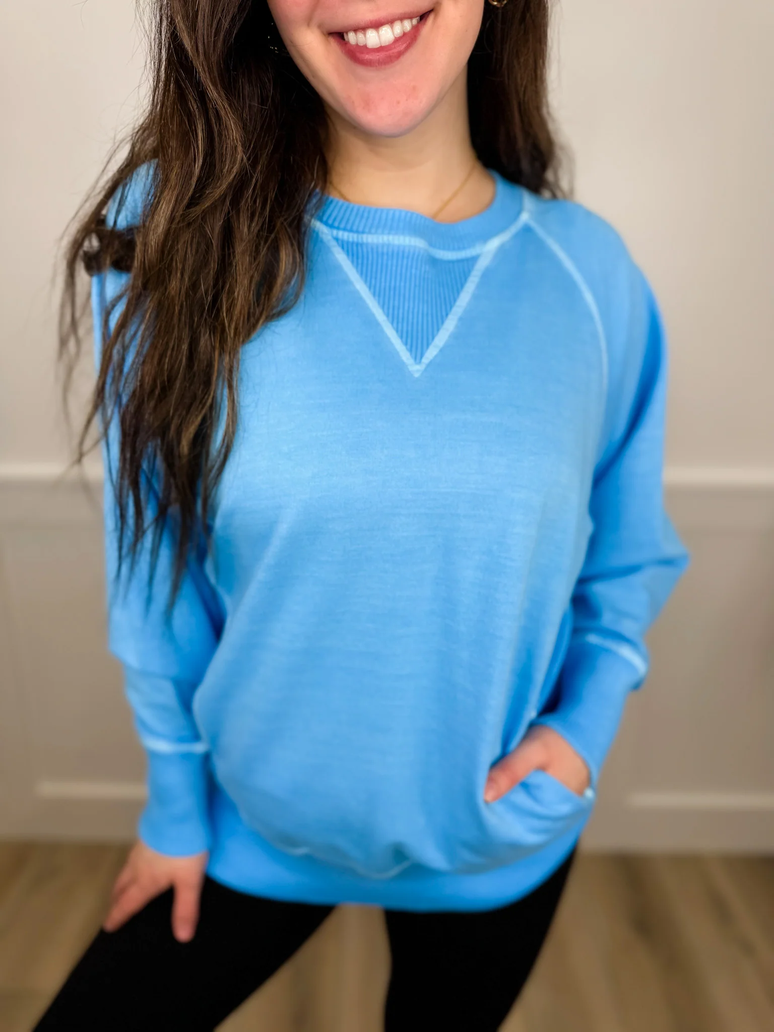 Zenana Make it Better Cotton Long Sleeve Top - 4 colors! - Image 2
