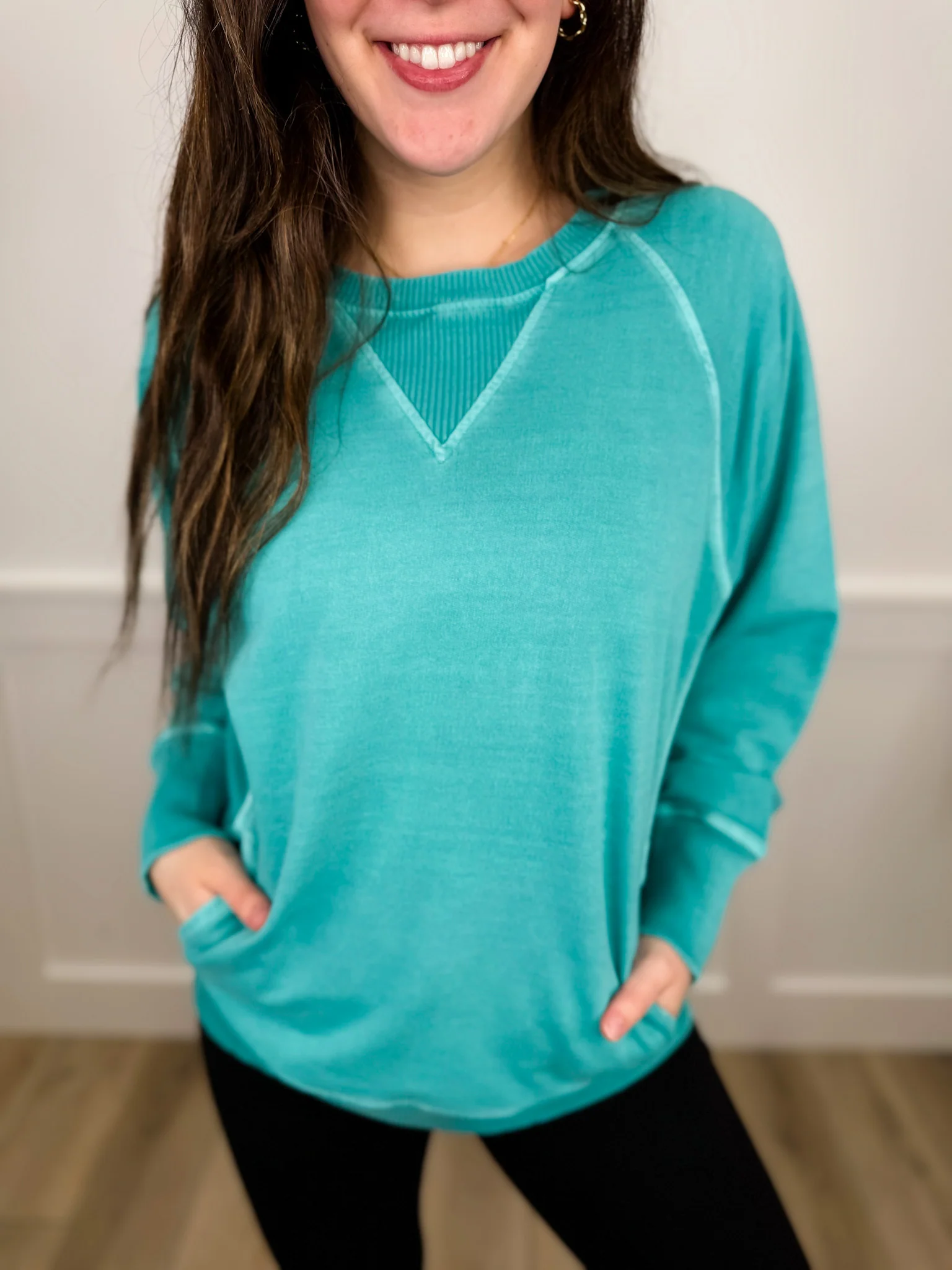 Zenana Make it Better Cotton Long Sleeve Top - 4 colors! - Image 3