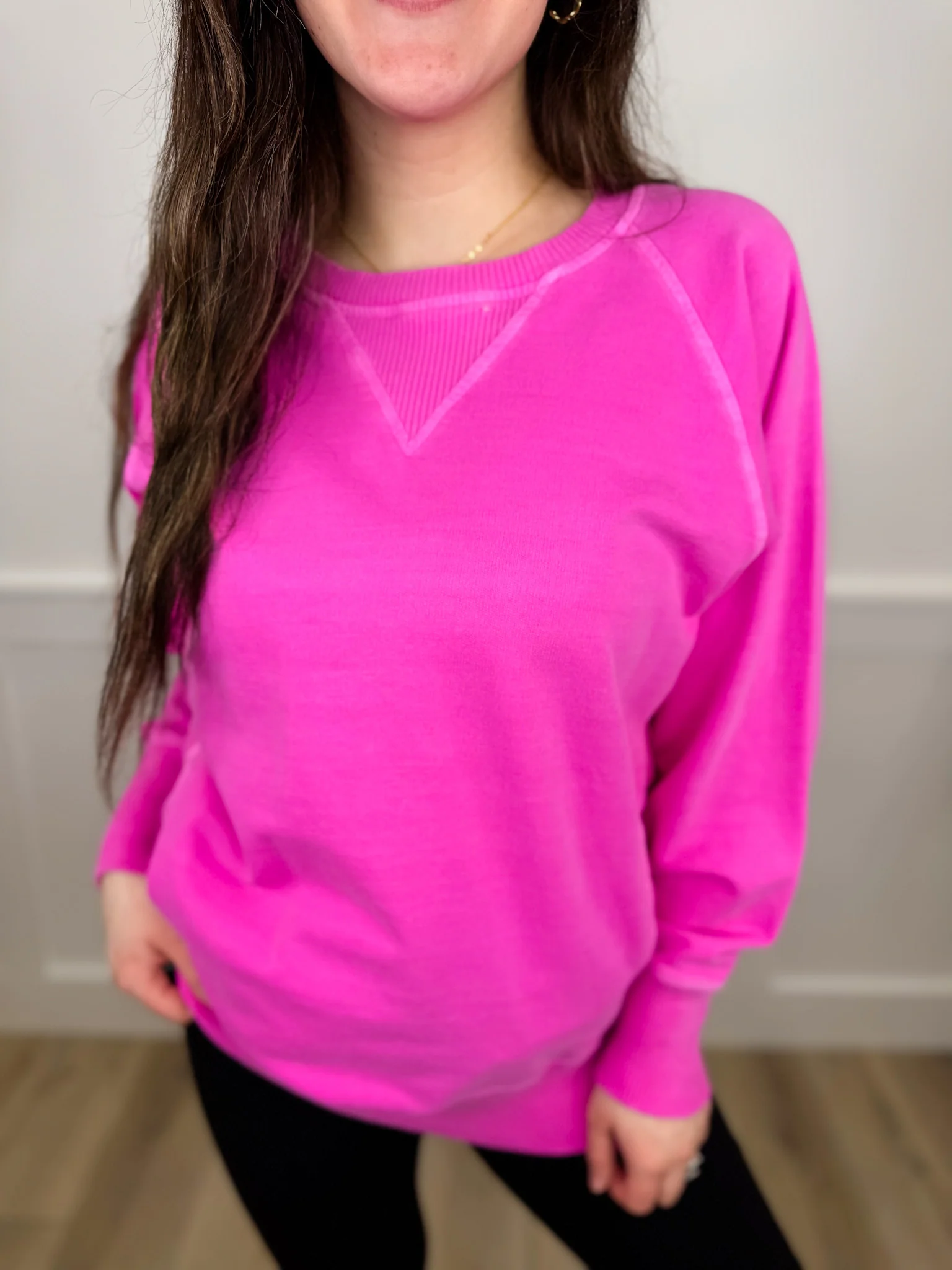 Zenana Make it Better Cotton Long Sleeve Top - 4 colors! - Image 6