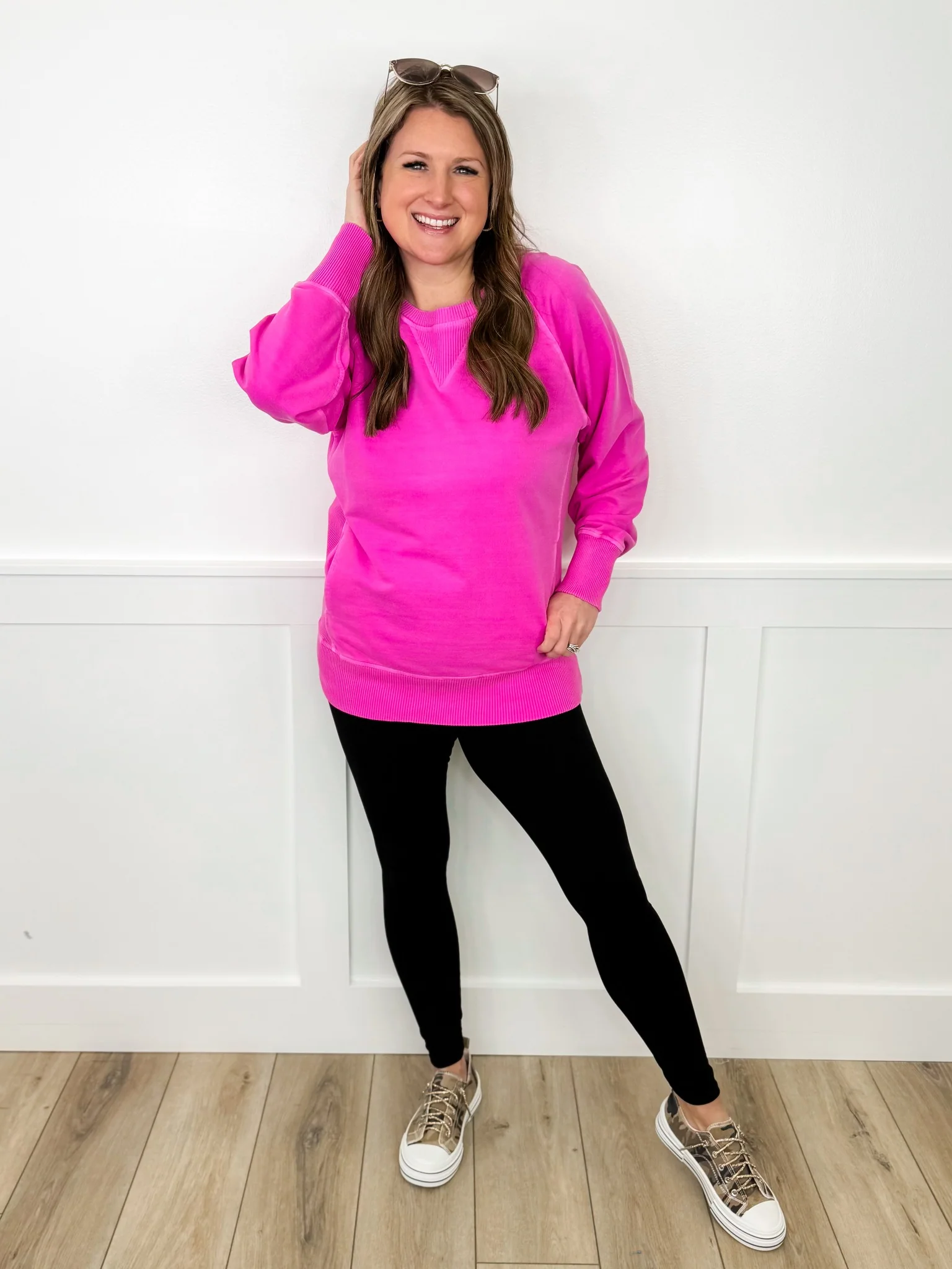 Zenana Make it Better Cotton Long Sleeve Top - 4 colors! - Image 7