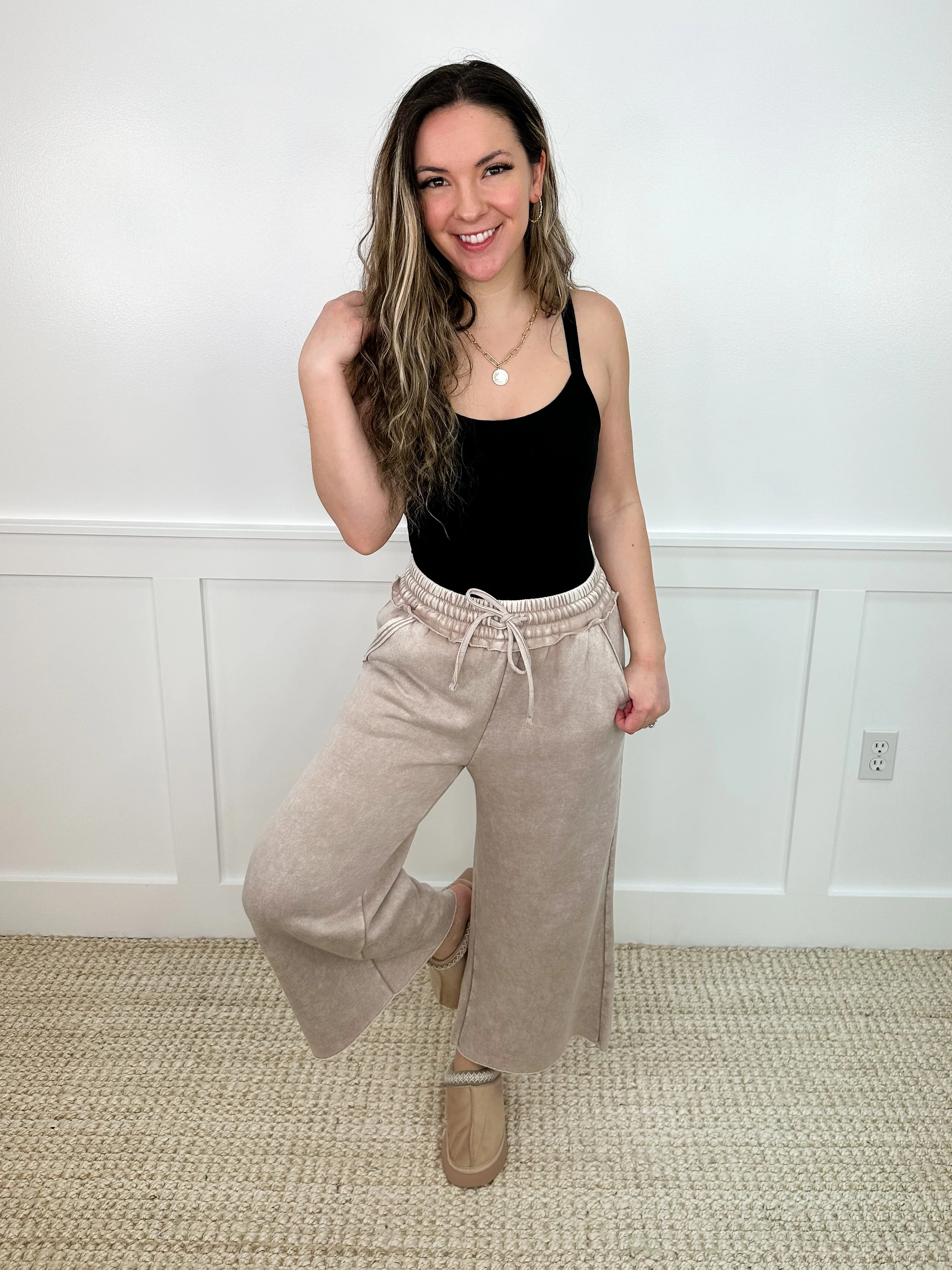 Zenana Next to You High-Rise Cotton Blend Cropped Bottoms - 9 colors! - Image 5